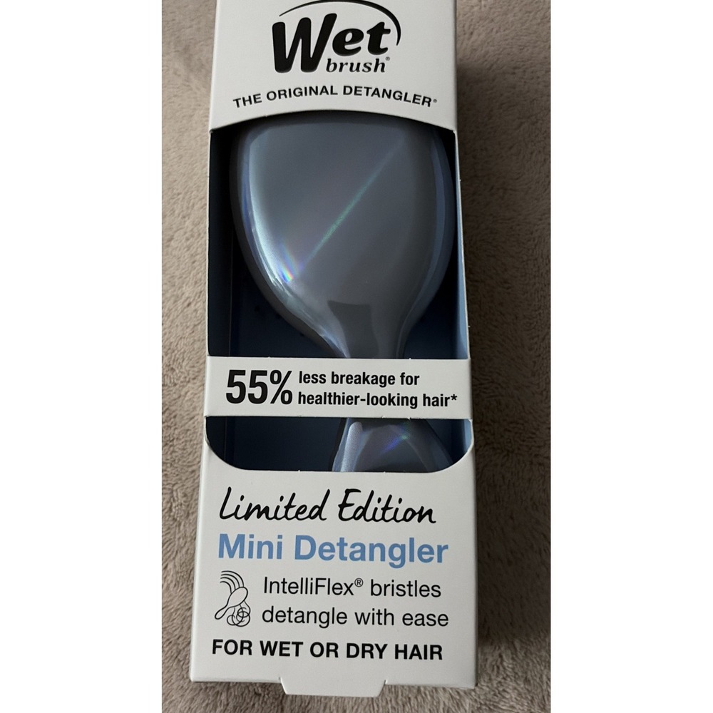Wet Brush Limited Edition Mini Detangler Brush‎ Iridescent Gray Travel